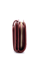 Women's Burgundy Wallet | Derimod