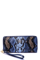 Women's Snakeskin Pattern Wallet | Derimod