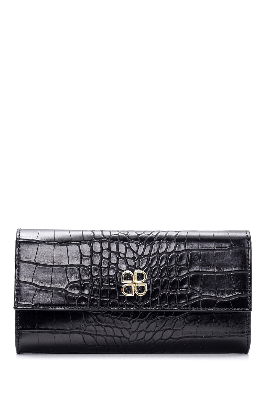 Women's Crocodile Detailed Wallet 000A2D5077E3 | Derimod