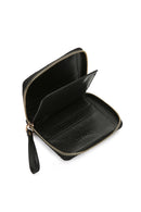 Women's Black Quilted Wallet | Derimod