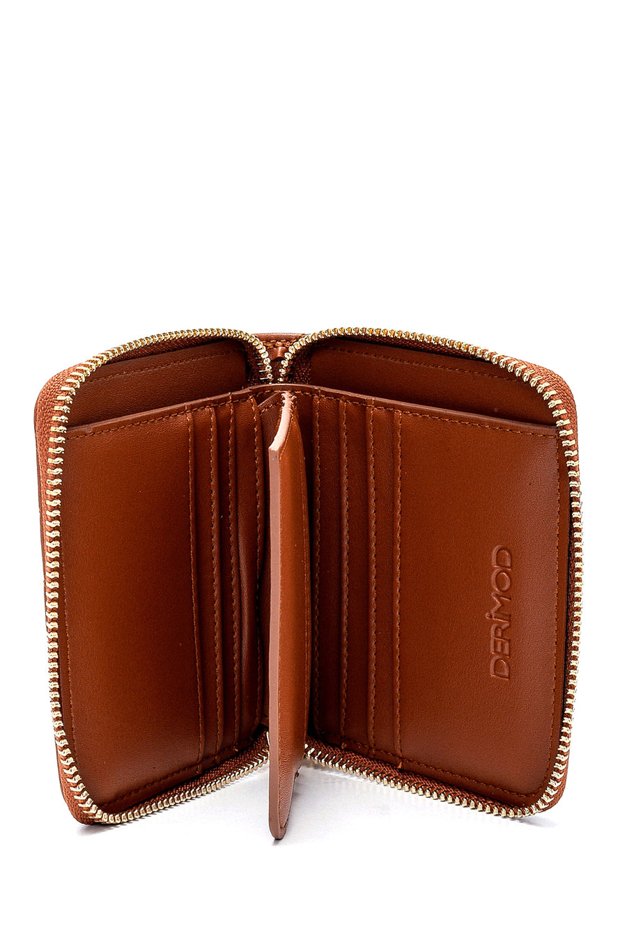 Women's Tan Quilted Wallet