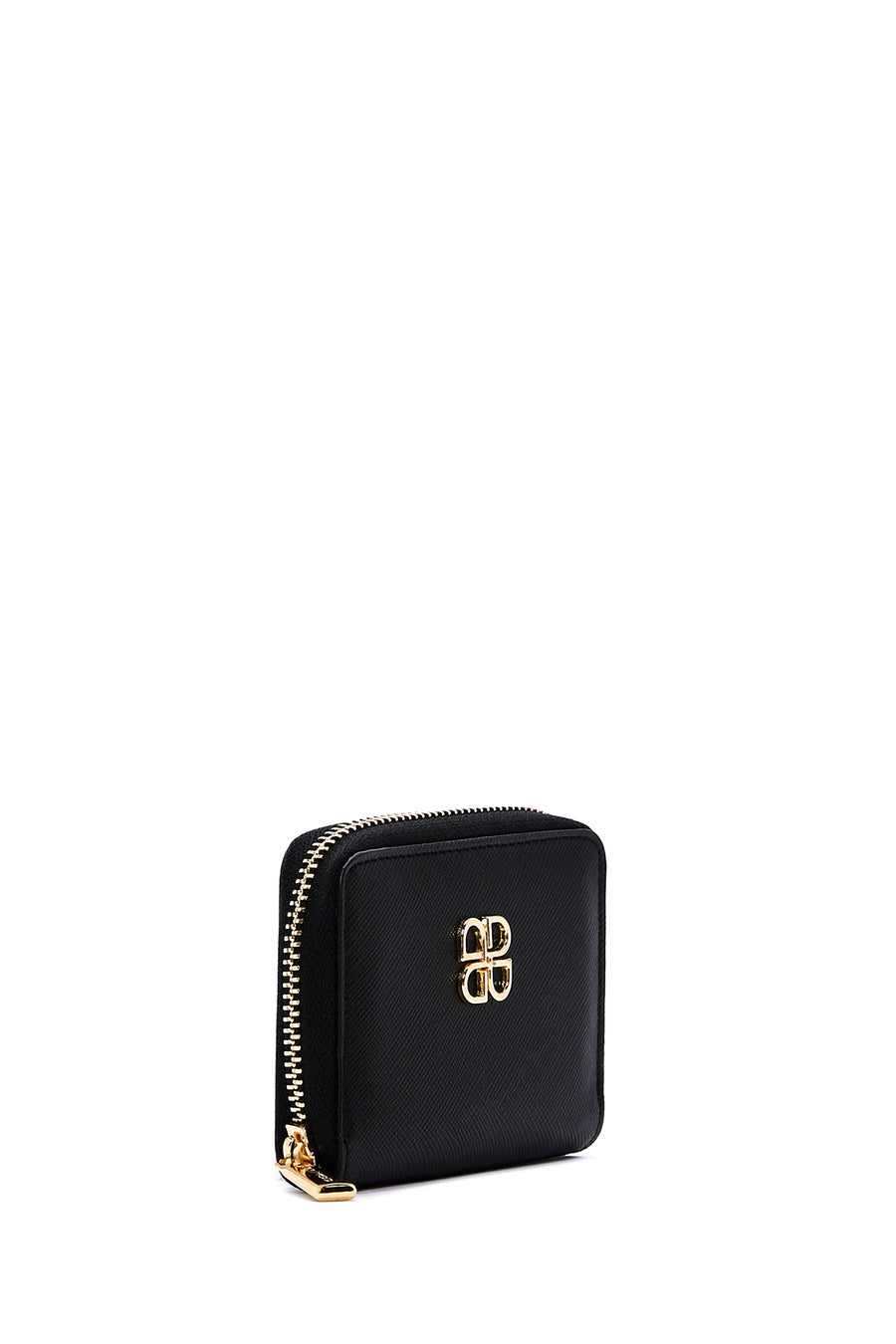Women's Black Red Detailed Card Holder