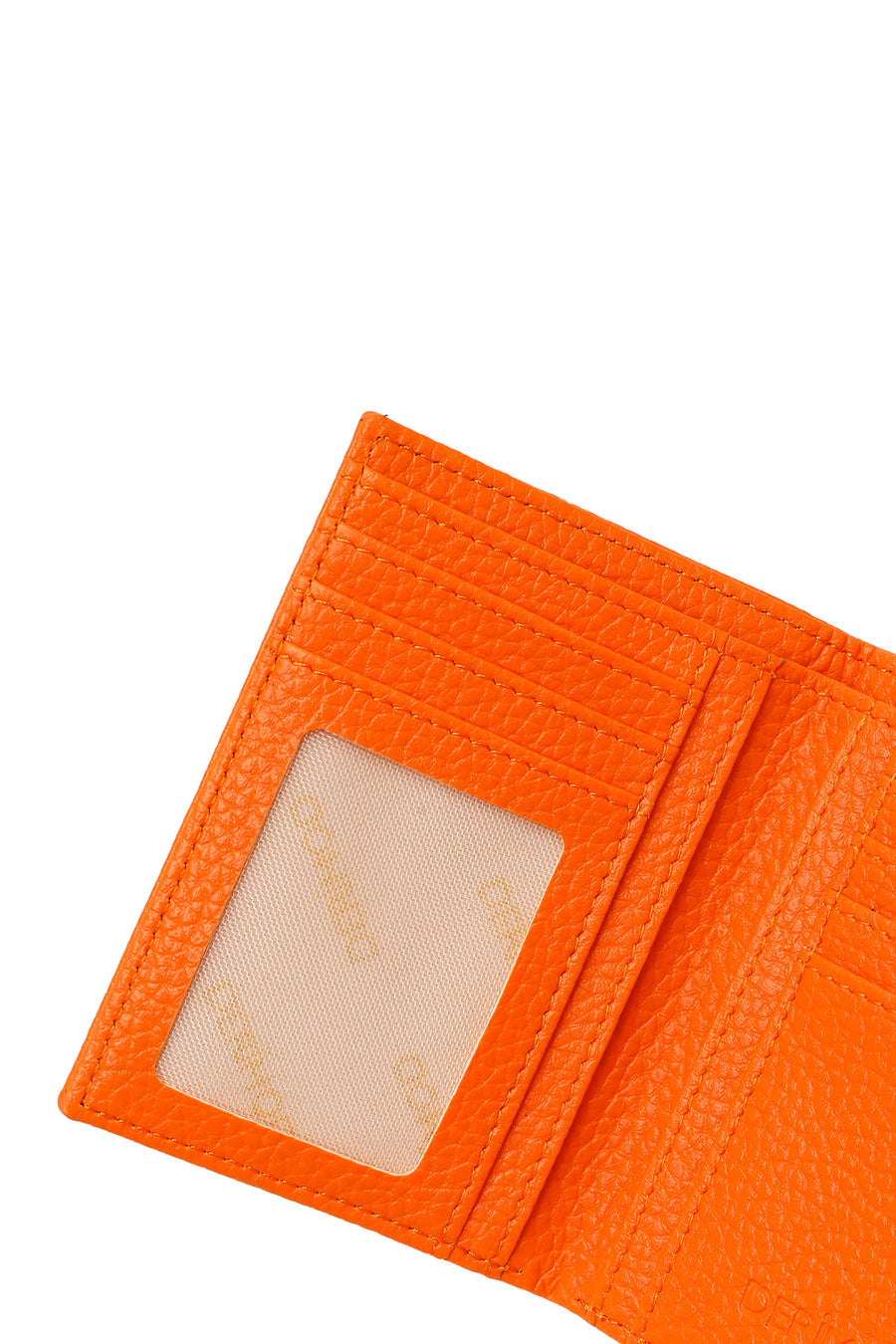 Woman Orange Cardholder