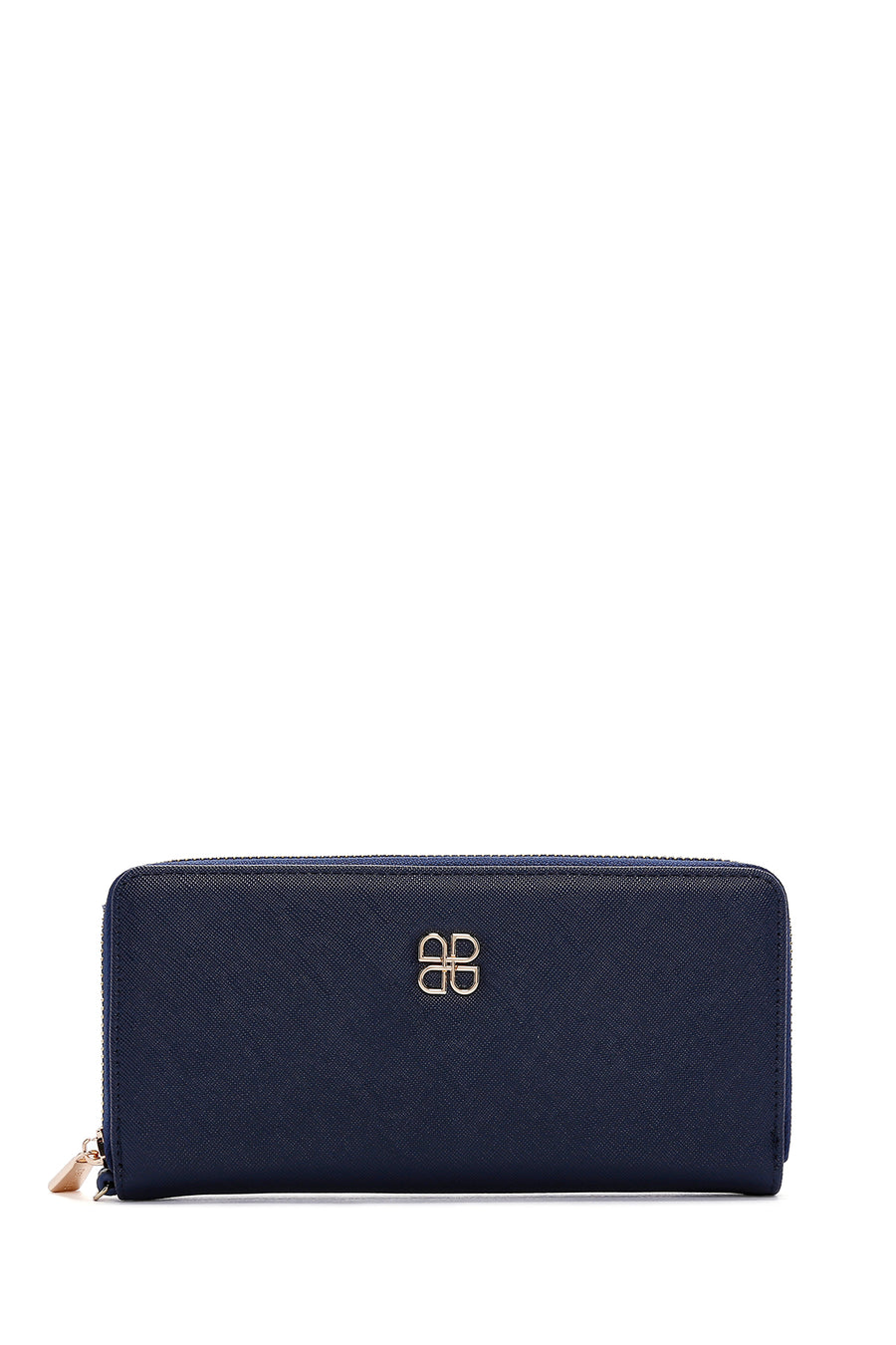 
Women's Navy Blue Strap Detailed Wallet
