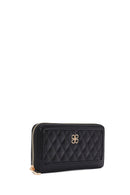 Women's Black Quilted Wallet | Derimod