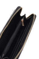 Women's Black Quilted Wallet | Derimod