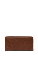 Women's Brown Printed Wallet | Derimod