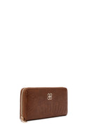 Women's Brown Printed Wallet | Derimod