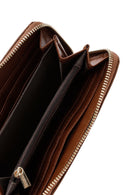 Women's Brown Printed Wallet | Derimod
