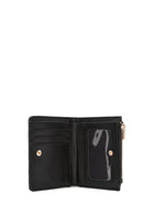 Women's Black Patterned Wallet | Derimod