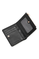 Women's Black Patterned Wallet | Derimod