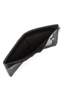 Women's Black Patterned Wallet | Derimod
