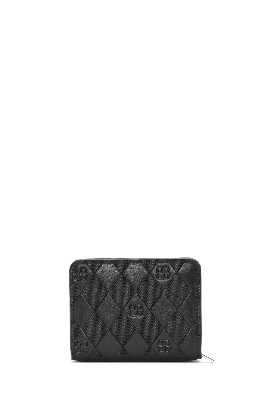 Women's Black Printed Wallet