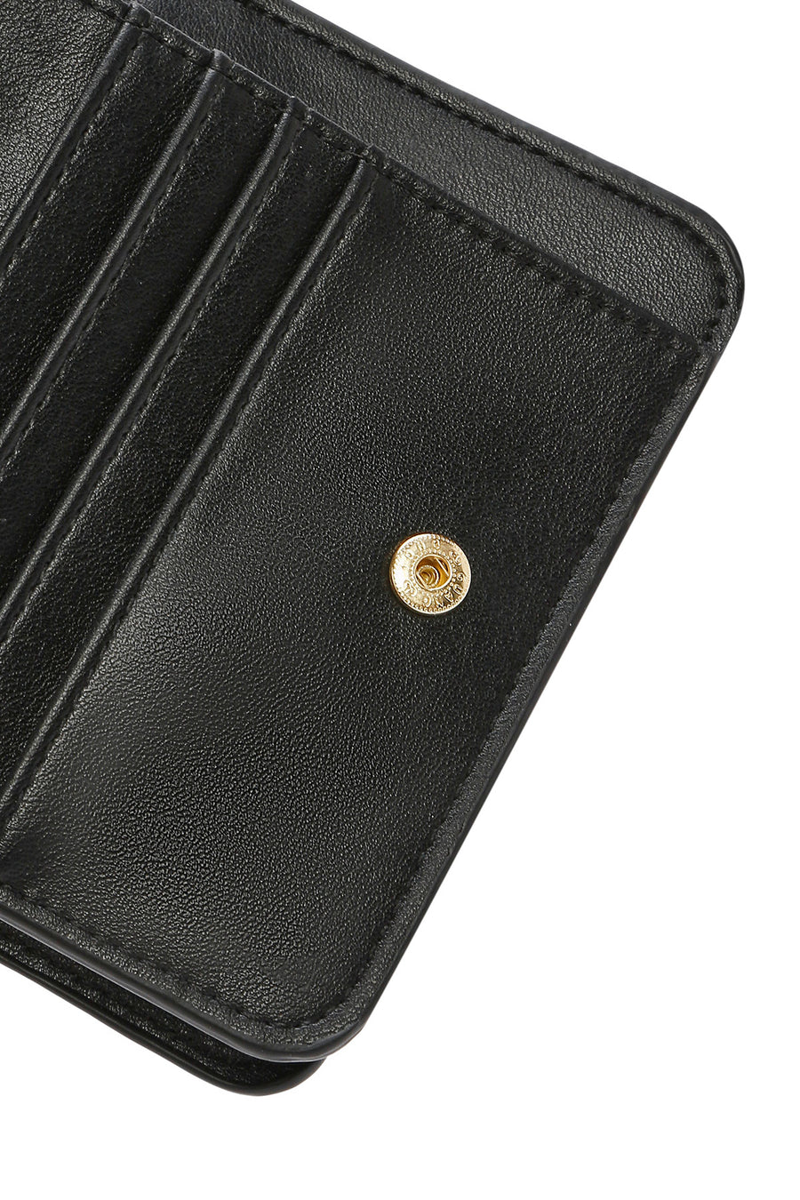 Women's Black Printed Wallet