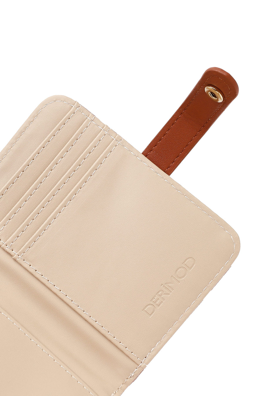 Woman Beige Printed Wallet