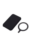 Male Black Magnetic Card Holder | Derimod