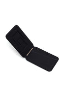 Male Black Magnetic Card Holder | Derimod