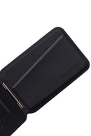 Male Black Magnetic Card Holder | Derimod