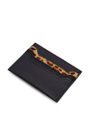 Woman Black Leopard Print Cardholder | Derimod
