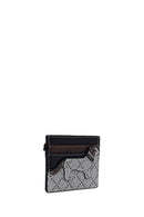 Women's Black Patterned Card Holder | Derimod