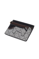 Women's Black Patterned Card Holder | Derimod