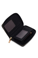 Woman Black Printed Wallet | Derimod