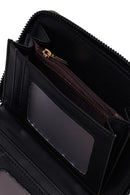 Woman Black Printed Wallet | Derimod