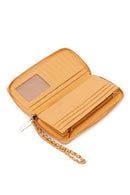 Woman Orange Braided Wallet | Derimod