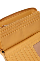 Woman Orange Braided Wallet | Derimod
