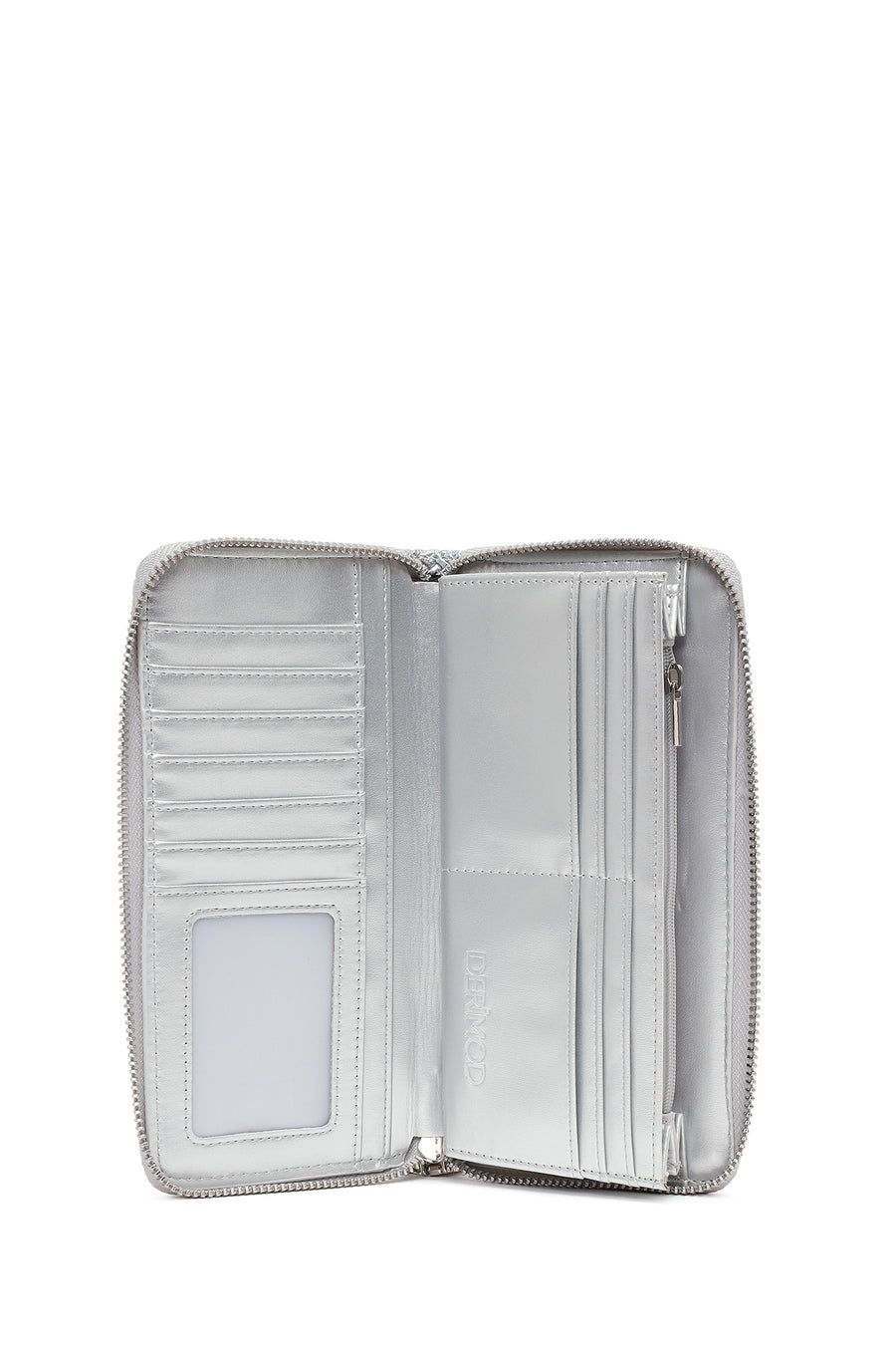 Woman Silver Braided Wallet