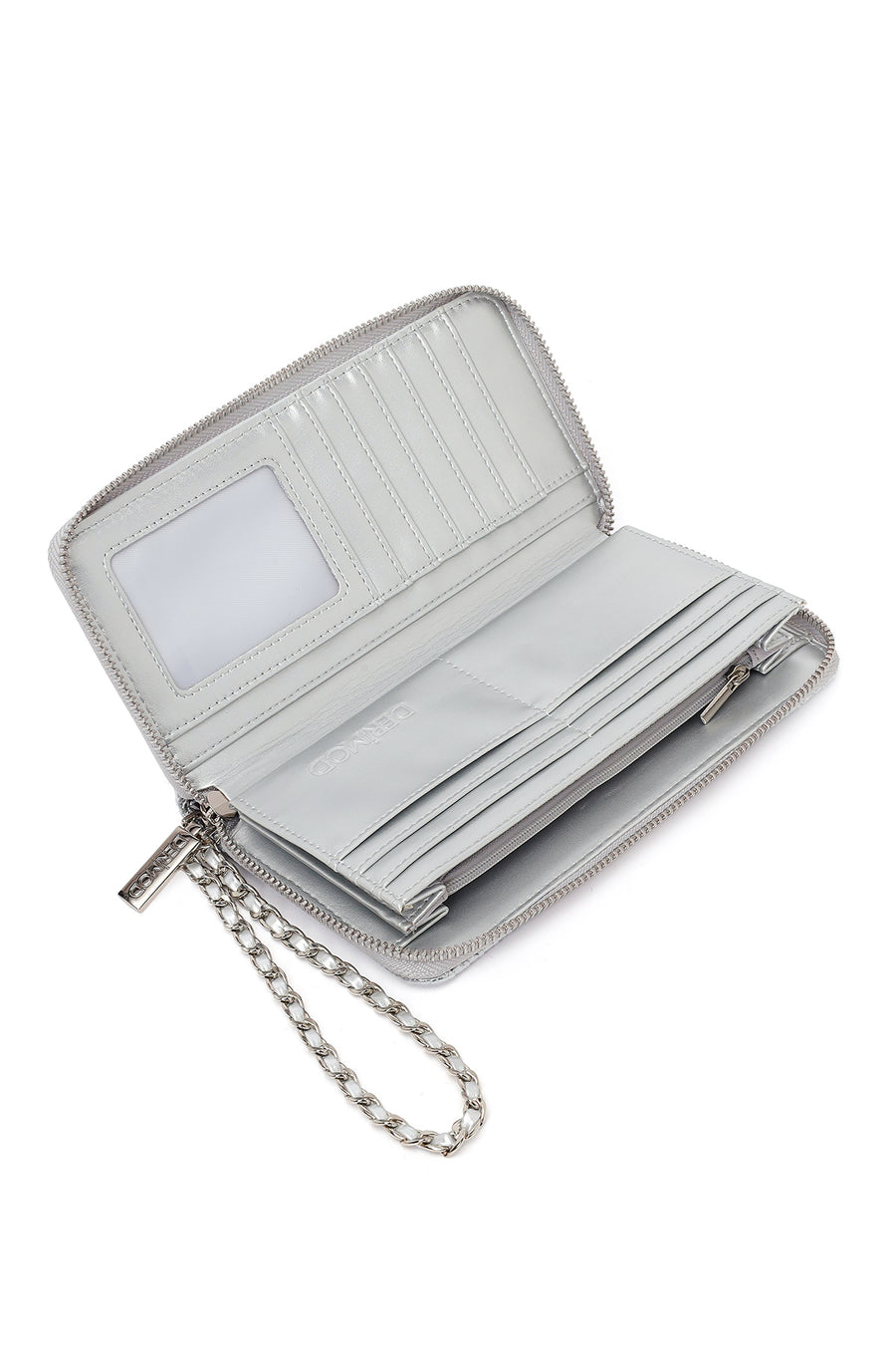 Woman Silver Braided Wallet
