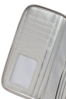 Woman Silver Braided Wallet | Derimod