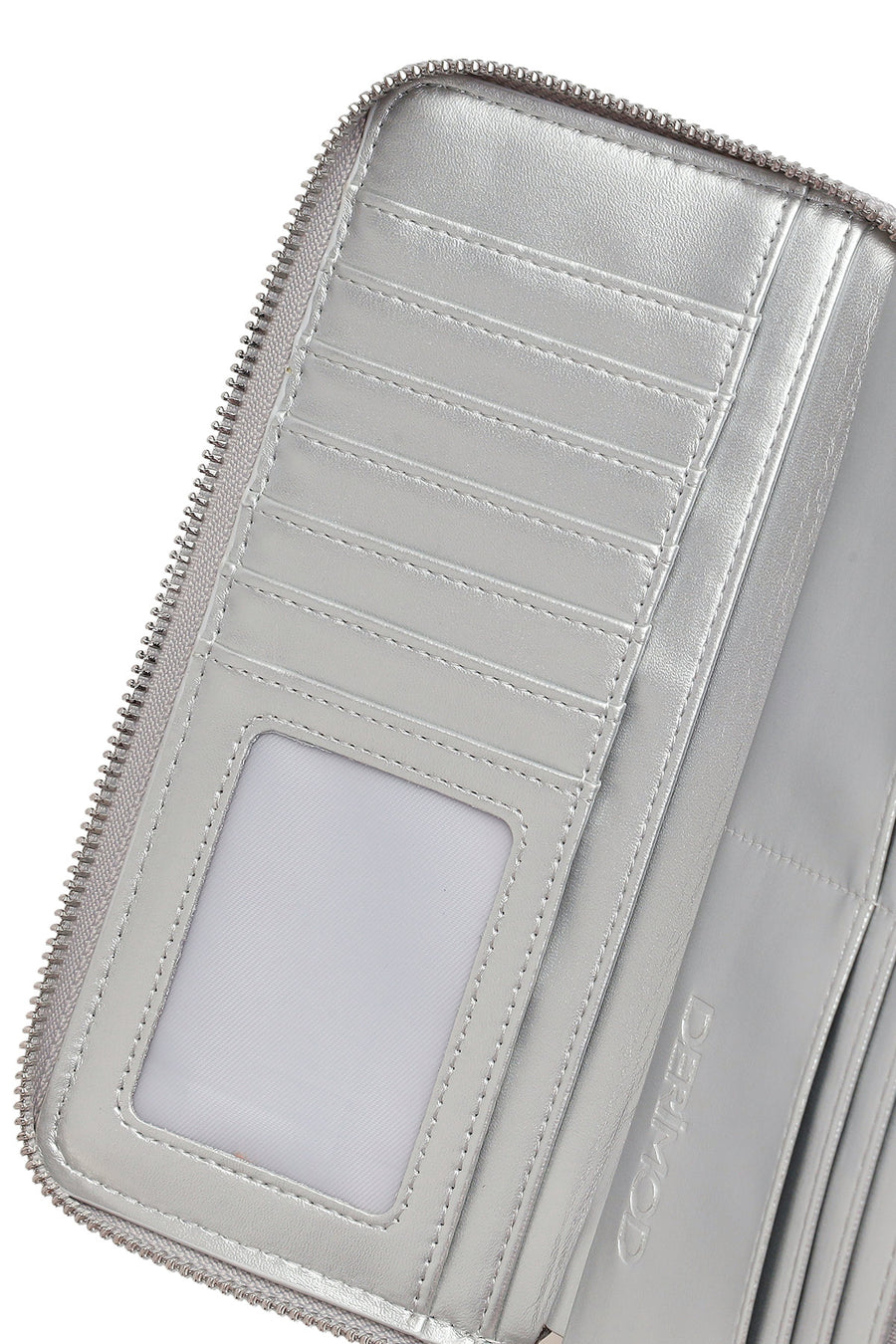 Woman Silver Braided Wallet