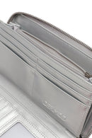 Woman Silver Braided Wallet | Derimod