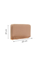 Woman Mink Braided Wallet | Derimod