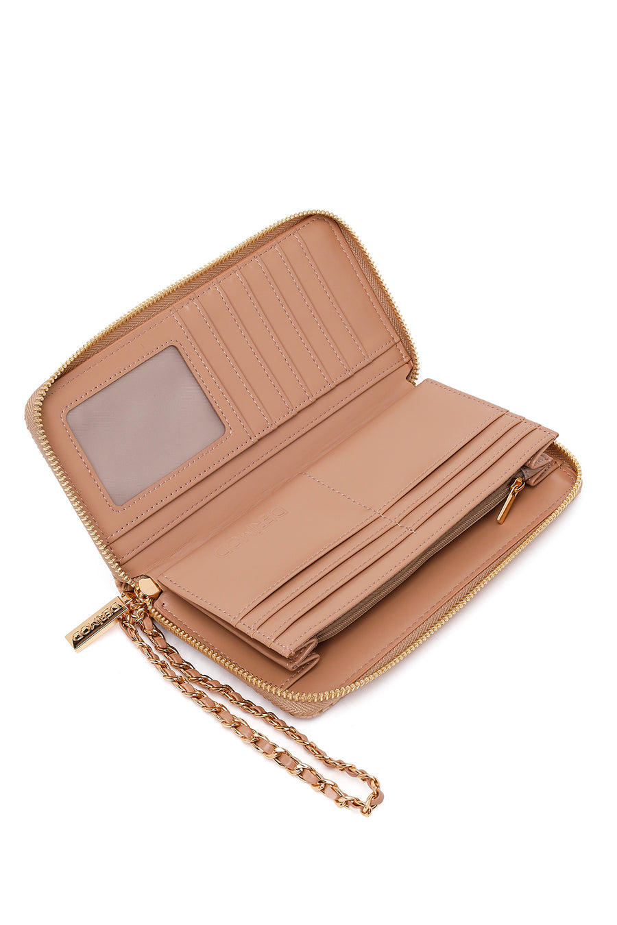 Woman Mink Braided Wallet