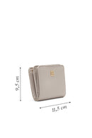 Women's Gray Classic Wallet | Derimod