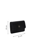Women's Black Classic Wallet | Derimod