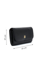 Women's Black Classic Wallet | Derimod