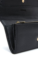 Women's Black Classic Wallet | Derimod