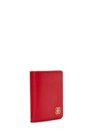Women's Red Classic Card Holder | Derimod