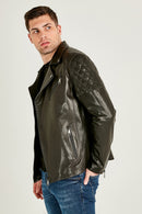 Thompson Men's Leather Jacket | Derimod