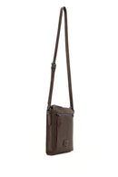 Men's Brown Leather Messenger Bag | Derimod