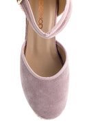 Women's Wedge Heels Suede Espadrilles | Derimod