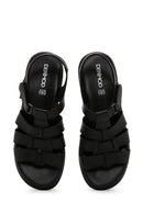 Kadın Siyah Comfort Sandalet | Derimod