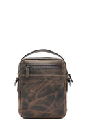 Men's Mink Leather Messenger Bag | Derimod