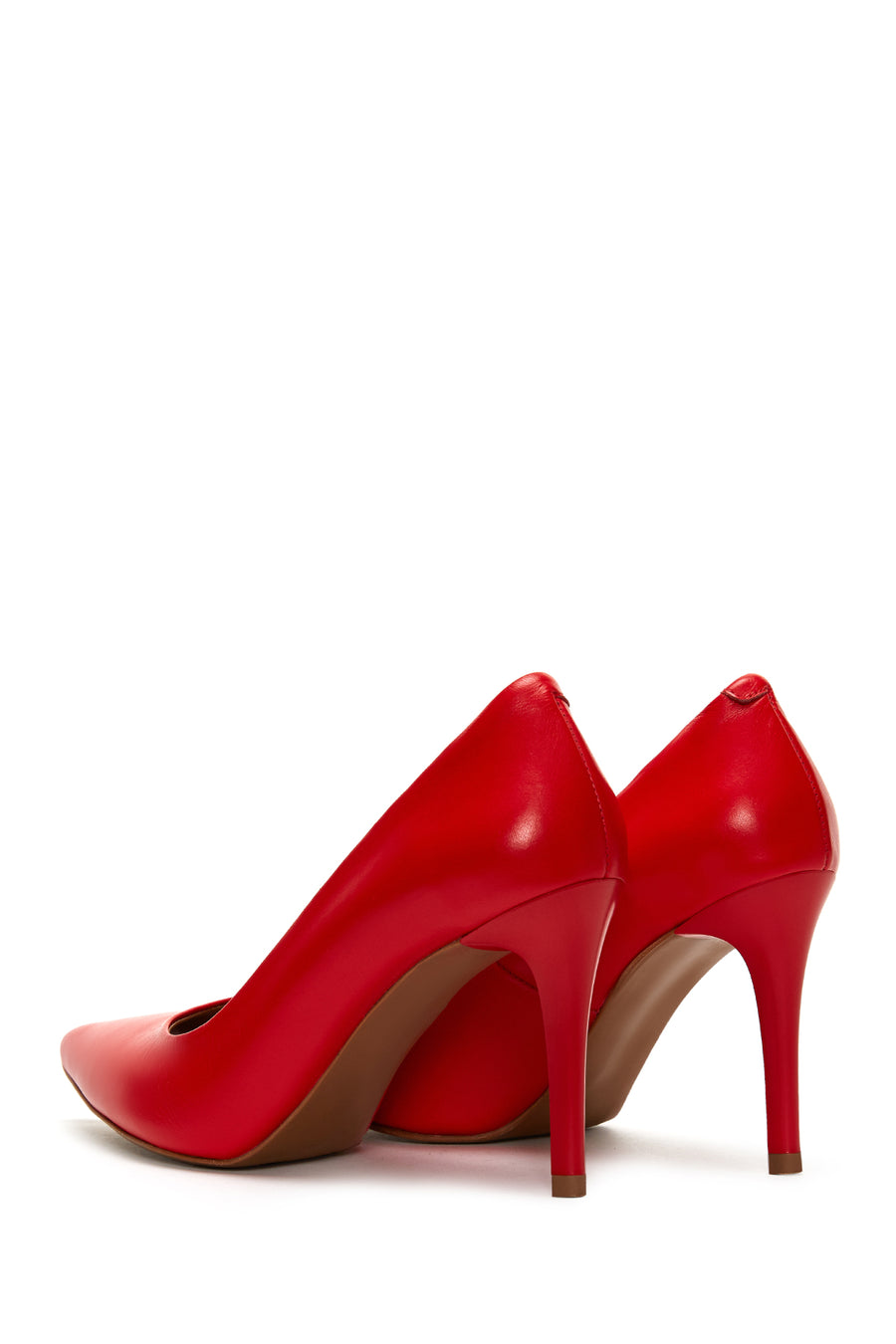 Kadın Kırmızı Deri Stiletto