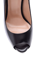 Women's Platform Heeled Leather Shoes | Derimod