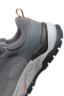 Skechers Men's Grey Lace-Up Fabric Sneakers | Derimod