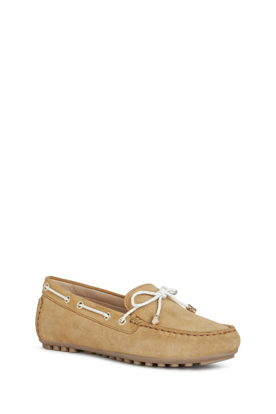 Geox Women's Brown Suede Leelyan Loafer